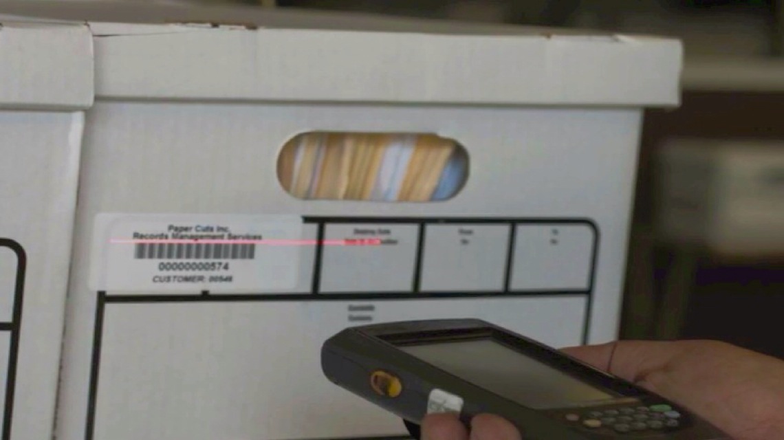 scanning documents on box